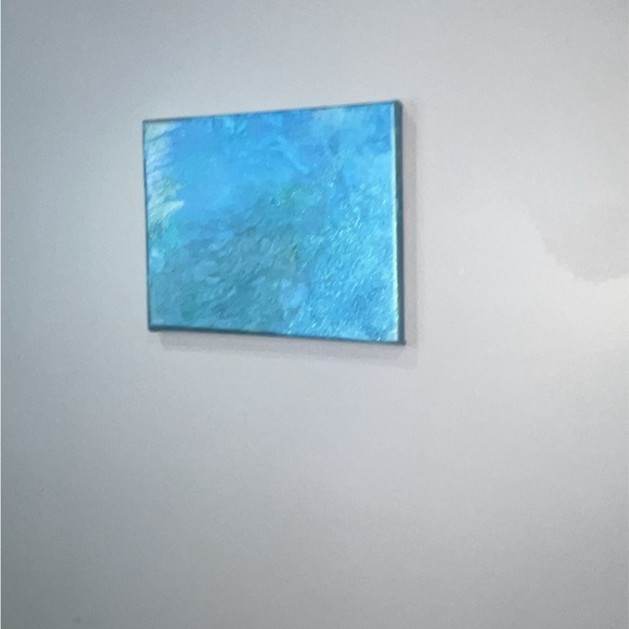 ONE OF A KIND Handmade Abstract on Canvas 8 x 10 Gorgeous Just see photos :) !! - Picture 12 of 13